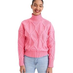 J. Crew Collection Chunky Cable Knit Winter Sweater